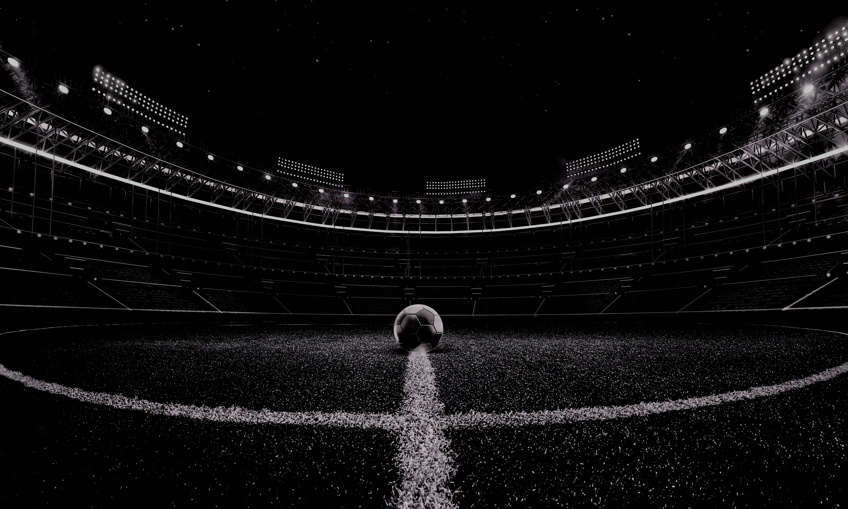 Sport Backgrounds. Soccer stadium. Soccer ball on stadium. Football poster.